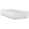 Miniatyrbilde 5 av 9: vidaXL Sengeramme hvit 90x190 cm konstruert tre