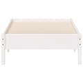Miniatyrbilde 3 av 9: vidaXL Sengeramme uten madrass hvit 90x190 cm heltre furu