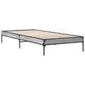 Pikkukuva 5 / 9: vidaXL Sängynrunko harmaa Sonoma 75x190 cm tekninen puu ja metalli