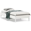 Miniatyrbilde 9 av 9: vidaXL Sengeramme uten madrass hvit 75x190 cm heltre furu