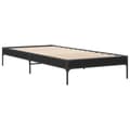Miniatyrbilde 5 av 9: vidaXL Sengeramme svart 90x200 cm konstruert tre og metall