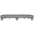 Miniatyrbilde 4 av 9: vidaXL Sengeramme grå sonoma 150x200 cm konstruert tre og metall