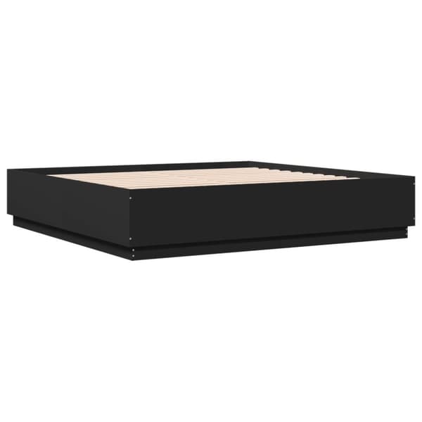 vidaXL Sengeramme svart 180x200 cm konstruert tre