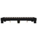 Miniatyrbilde 4 av 9: vidaXL Sengeramme svart 120x200 cm konstruert tre og metall