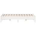 Miniatyrbilde 4 av 9: vidaXL Sengeramme uten madrass hvit 140x200 cm heltre furu