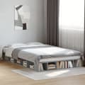 Miniatyrbilde 2 av 10: vidaXL Sengeramme betonggrå 140x190 cm konstruert tre