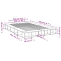 Miniatyrbillede 9 af 10: vidaXL sengestel 150x200 cm konstrueret træ sonoma-eg