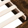 Miniatyrbilde 7 av 10: vidaXL Sengeramme røkt eik 90x190 cm konstruert tre