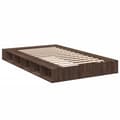 Miniatyrbilde 5 av 10: vidaXL Sengeramme brun eik 135x190 cm konstruert tre