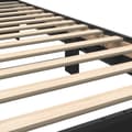 Miniatyrbilde 6 av 9: vidaXL Sengeramme svart 75x190 cm konstruert tre og metall
