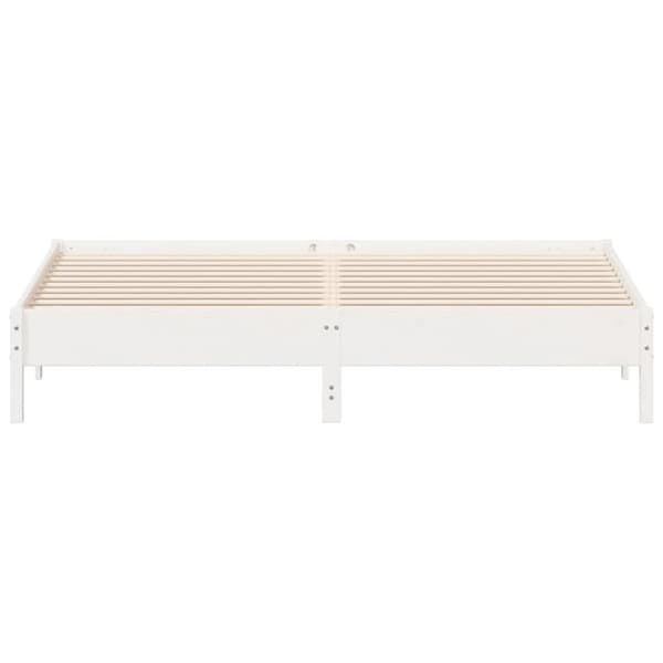 vidaXL Sengeramme uten madrass hvit 180x200 cm heltre furu