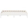 Miniatyrbilde 4 av 9: vidaXL Sengeramme uten madrass hvit 180x200 cm heltre furu