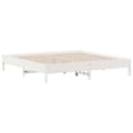 Miniatyrbilde 5 av 9: vidaXL Sengeramme uten madrass hvit 180x200 cm heltre furu
