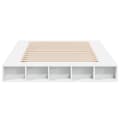 Miniatyrbilde 3 av 10: vidaXL Sengeramme hvit 160x200 cm konstruert tre