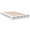 Miniatyrbilde 5 av 10: vidaXL Sengeramme hvit 160x200 cm konstruert tre