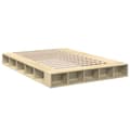 Miniatyrbillede 1 af 10: vidaXL sengestel 160x200 cm konstrueret træ sonoma-eg