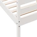 Miniatyrbilde 6 av 9: vidaXL Sengeramme uten madrass hvit 140x200 cm heltre furu
