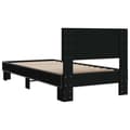 Miniatyrbilde 7 av 10: vidaXL Sengeramme svart 90x200 cm konstruert tre og metall