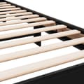 Miniatyrbilde 8 av 10: vidaXL Sengeramme svart 90x200 cm konstruert tre og metall