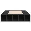 Miniatyrbilde 3 av 10: vidaXL Sengeramme svart 100x200 cm konstruert tre