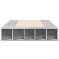 Miniatyrbilde 3 av 10: vidaXL Sengeramme betonggrå 100x200 cm konstruert tre