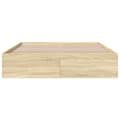 Miniatyrbilde 3 av 10: vidaXL Sengeramme sonoma eik 160x200 cm konstruert tre
