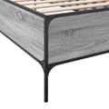 Pikkukuva 6 / 9: vidaXL Sängynrunko harmaa Sonoma 75x190 cm tekninen puu ja metalli