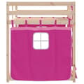 Pikkukuva 6 / 11: vidaXL Parvisänky verhoilla pinkki 90x190 cm täysi mänty