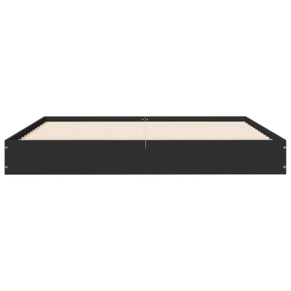 vidaXL Sengeramme svart 120x200 cm konstruert tre