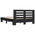 Miniatyrbilde 5 av 9: vidaXL Sengeramme svart 120x200 cm konstruert tre og metall