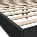 Miniatyrbillede 6 af 9: vidaXL sengestel 120x200 cm konstrueret træ og metal sort