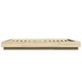 Miniatyrbilde 4 av 10: vidaXL Sengeramme sonoma eik 135x190 cm konstruert tre