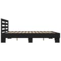 Miniatyrbilde 4 av 9: vidaXL Sengeramme svart 180x200 cm konstruert tre og metall