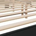 Pikkukuva 6 / 9: vidaXL Sängynrunko musta 180x200 cm tekninen puu ja metalli