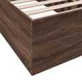 Pikkukuva 7 / 10: vidaXL Sängynrunko ruskea tammi 90x200 cm tekninen puu