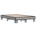 Miniatyrbilde 5 av 9: vidaXL Sengeramme grå sonoma 120x200 cm konstruert tre og metall
