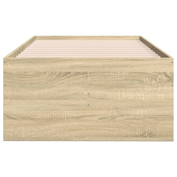 vidaXL daybed med skuffer uden madras 90x200 cm sonoma-eg