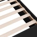 Miniatyrbilde 6 av 10: vidaXL Sengeramme svart 135x190 cm konstruert tre