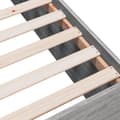 Miniatyrbilde 6 av 10: vidaXL Sengeramme grå sonoma 200x200 cm konstruert tre