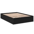Miniatyrbilde 5 av 10: vidaXL Sengeramme svart 120x190 cm konstruert tre