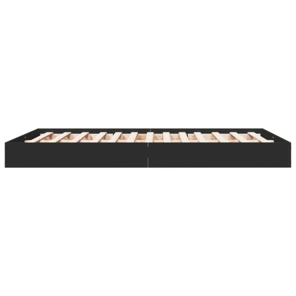 vidaXL Sengeramme svart 120x190 cm konstruert tre