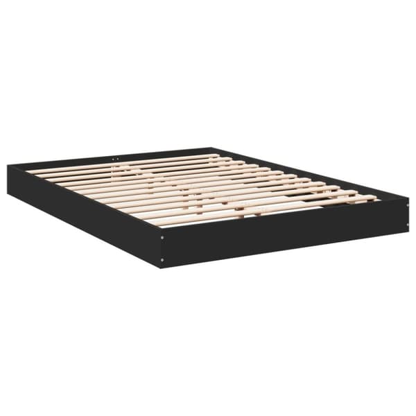 vidaXL Sengeramme svart 120x190 cm konstruert tre