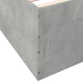 Miniatyrbilde 7 av 10: vidaXL Sengeramme betonggrå 120x190 cm konstruert tre