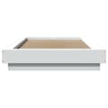 Miniatyrbilde 3 av 10: vidaXL Sengeramme hvit 90x200 cm konstruert tre