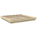 Miniatyrbilde 7 av 11: vidaXL Sengeramme med LED-lys sonoma eik 200x200 cm konstruert tre