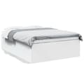Miniatyrbilde 10 av 10: vidaXL Sengeramme hvit 135x190 cm konstruert tre