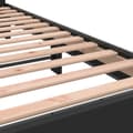 Miniatyrbilde 6 av 9: vidaXL Sengeramme svart 200x200 cm konstruert tre og metall