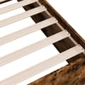 Miniatyrbillede 8 af 11: vidaXL sengeramme 100x200 cm konstrueret træ røget egetræsfarve