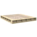 Miniatyrbillede 1 af 10: vidaXL sengestel 200x200 cm konstrueret træ sonoma-eg