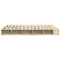 Miniatyrbilde 4 av 10: vidaXL Sengeramme sonoma eik 200x200 cm konstruert tre